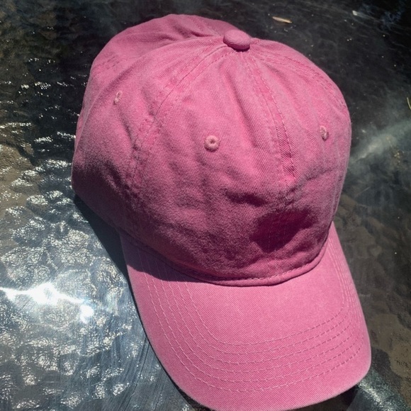 pink baseball cap